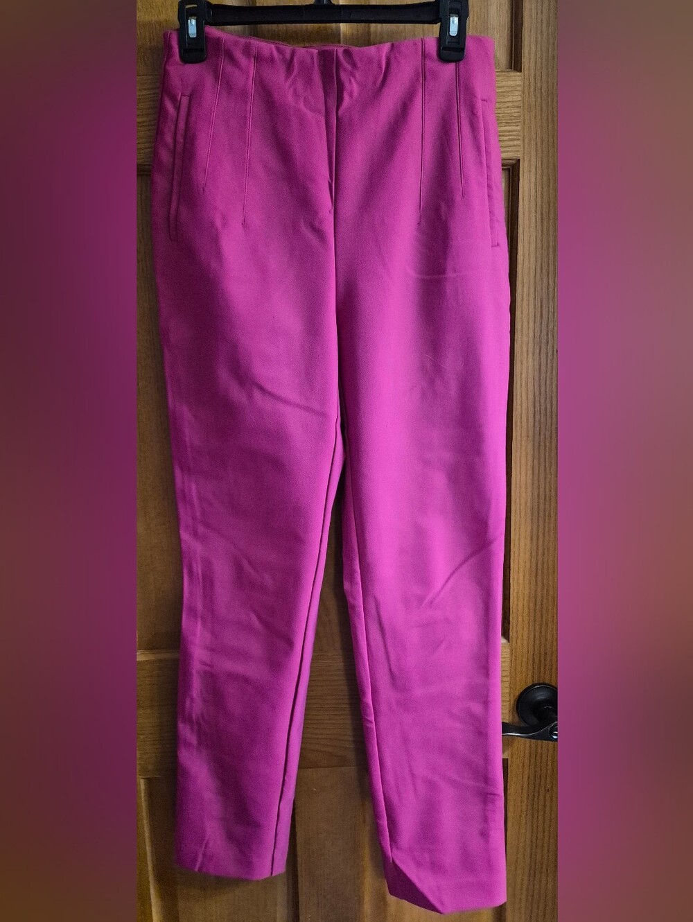 Rachel Zoe Fuchsia Slim Tapered Pants